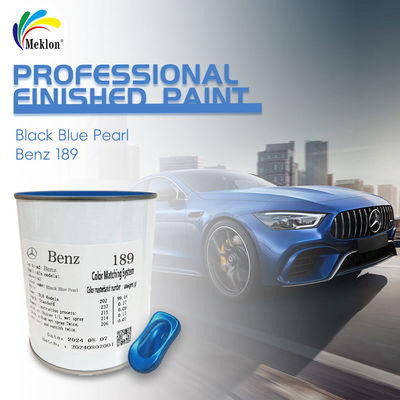 Pintura de reparação de automóveis azul preta resistente a arranhões de alto brilho e alto desempenho