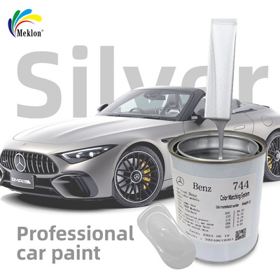 Tinta Prata de Reparação Automotiva Metálica de Baixo VOC com Alto Desempenho e Proteção Ambiental