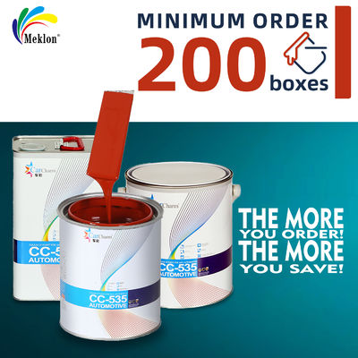 Combinação com a Tinta Automotiva Vermelho Fogo Original de Fábrica, Anti-UV, Eficiente, Secagem Rápida