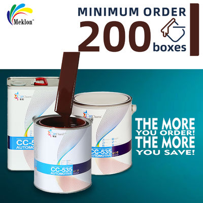 Tinta automotiva marrom de baixo VOC ecologicamente correta com alto brilho e resistência UV