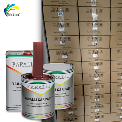 Tinta Automotiva de Alto Desempenho Vermelho para Reparo e Acabamento Automotivo, Revestimento para Carro, Tinta em Pó Cobre, Tempo de Secagem: 2-3 Horas