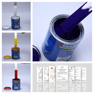Desempenho de nível industrial e revestimento de alto brilho resistente a lascas para resultados superiores Tinta azul para carro