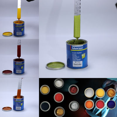 MK143 Pintura de pulverização azul de secagem rápida com baixo COV adequada para vários campos