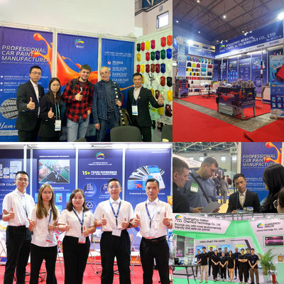 Boa resistência ao amarelamento 2k pintura de carro para auto refinar topcoat