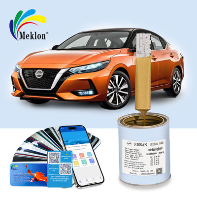 Ouro Brilhante Refinar Tinta de Carro Reparação Resistente a UV A prova de intempéries