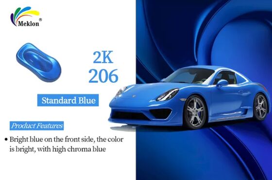 2K Stand Blue Refinish Car Paint Colores sólidos em spray