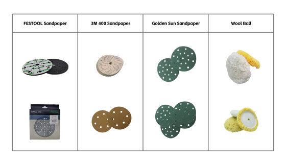 Almofada de Esponja de Polimento Profissional de Alta Qualidade para Pintura e Beleza Automotiva