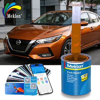 Tornado Orange Refinish Car Paint Para Dongfeng Nissan Sylphy Vibrante E Durável Finish