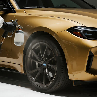 100% combinado MK-M418 Acrílico Refinish Car Paint Spray 1K Basecoat Gold Silver (amarelo) Car Paint para Reparação de Carros