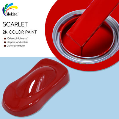 2K Scarlet Acrylic Car Paint para Reparação e Renovação de Automóveis
