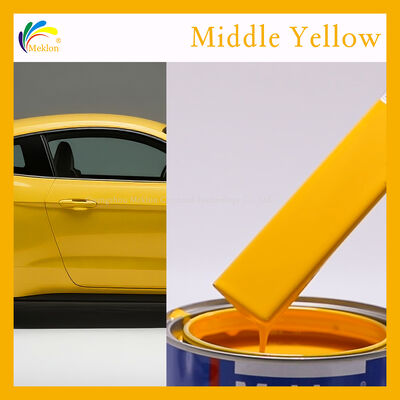 2113 Amarelo Médio 2K Pintura de Reparação de Carros Acrílica Alta Solididade Acrílica Topcoat com Sistema Inteligente de Combinação de Cores