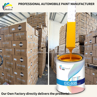 2113 Amarelo Médio 2K Pintura de Reparação de Carros Acrílica Alta Solididade Acrílica Topcoat com Sistema Inteligente de Combinação de Cores