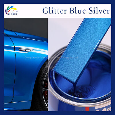 Pintura acrílica de reparação de automóveis Glitter Blue Silver 1K - Fornecimento em massa profissional