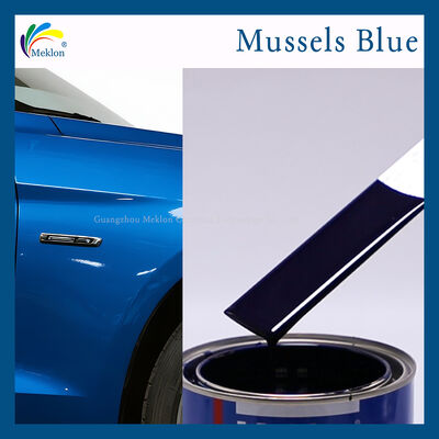 Pintura para reparo de automóveis mexilhões azul 1L acrílico de alto brilho fábrica atacado pronto para enviar