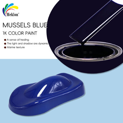 Pintura para reparo de automóveis mexilhões azul 1L acrílico de alto brilho fábrica atacado pronto para enviar