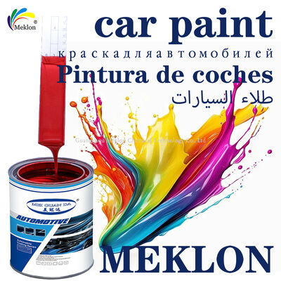 Refinish Car Paint tinta automotiva profissional projetada para aplicação e excelente adesão em vários painéis da carroceria do carro X09 Glitter Red Silver