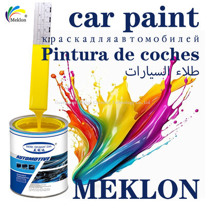 2K Amarelo Limão Tinta de pintura automotiva de alto croma Amarelo de fase verde para mistura de cores