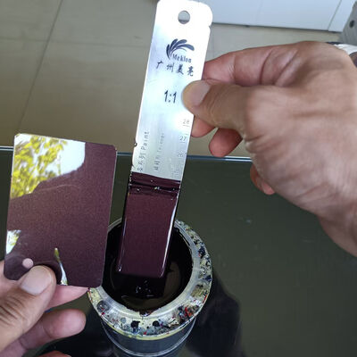 ML-137P 1K tinta acrílica preta pura para carro, pintura de alto brilho, cor sólida, pintura automotiva para reparo de carroceria
