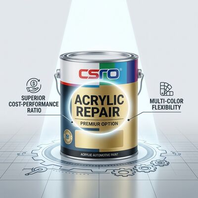 Tinta acrílica automotiva para reparo com preço de fábrica e alto custo-benefício