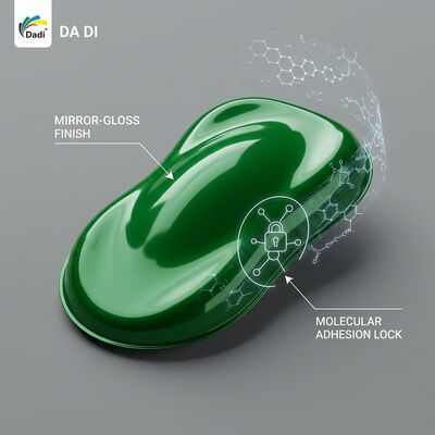 Verniz de carro verde com instalações avançadas