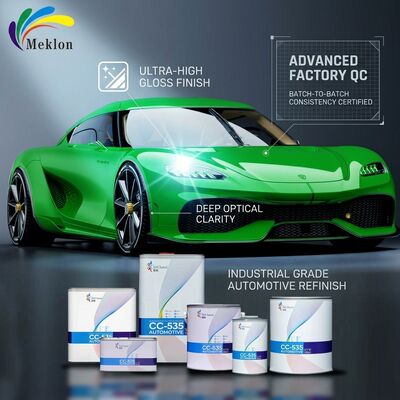 Verniz de carro verde com instalações avançadas