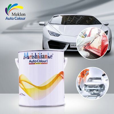 Cristal branco 1K pintura de carro basecoat anti-oxidação material acrílico e anti-corrosão