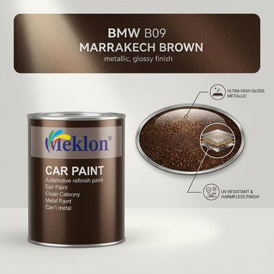 Tinta de carro castanha resistente a UV praticamente inofensiva para BMW B09 Marraquexe