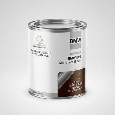 Tinta de carro castanha resistente a UV praticamente inofensiva para BMW B09 Marraquexe