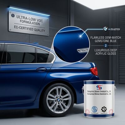 Gemstone Blue Refinish Car Paint Finish Brilhante 1L Para BMW 525 2015+ 467