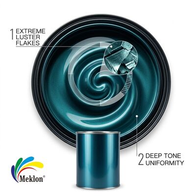 Good Gloss Corpo do carro 1K Verde Azul Intermix Automotive Refinish Paint
