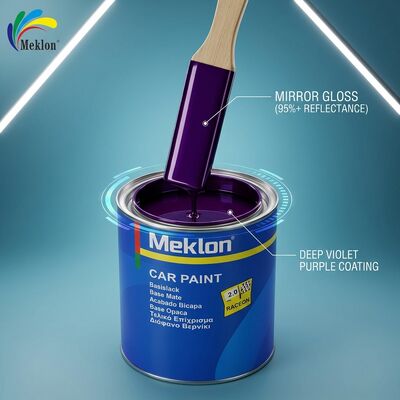 Tinta Acrílica Automotiva Roxo Profundo 1k2k Alto Brilho Longa Duração Alta Proteção