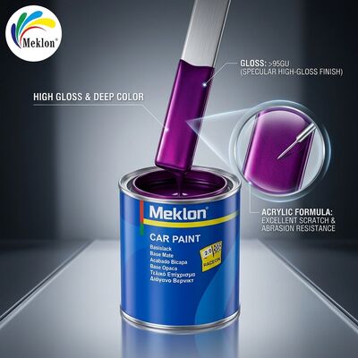 Tinta Acrílica Automotiva Roxo Profundo 1k2k Alto Brilho Longa Duração Alta Proteção