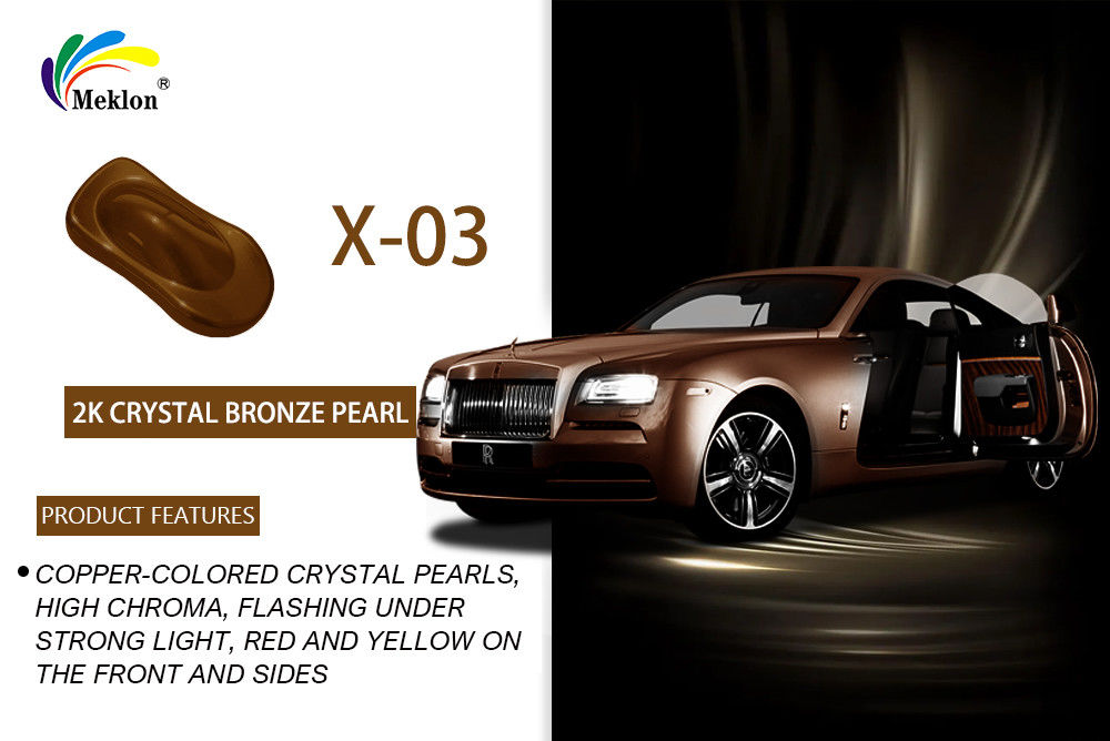 HS 1K Crystal Bronze Auto Paint: Alta aplicação e matérias-primas para carroceria de carro