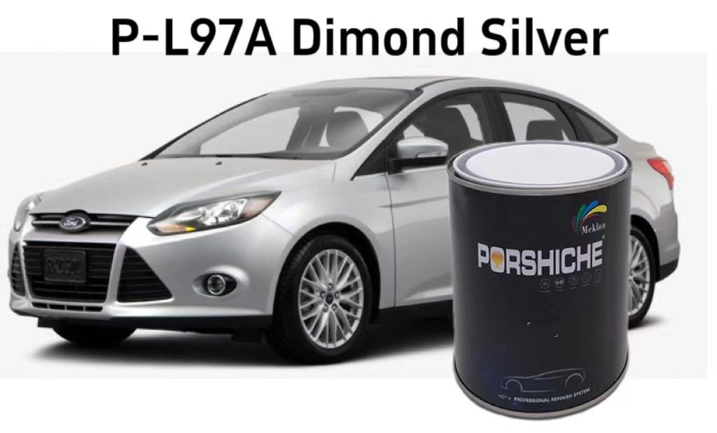 Pintura de carro de cor metálica prática e sem cheiro, SGS Silver Color Spray Paint para carro