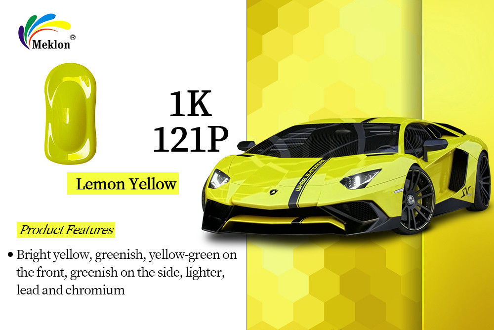1K Limão Amarelo Múlti-Changem de Cores Camaleão Pigmento Spray para pintura automática