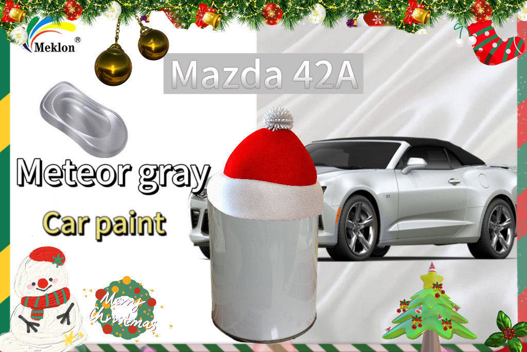 Fórmula personalizada para 42A Meteor Cinzento boa pintura de carro para Mazda