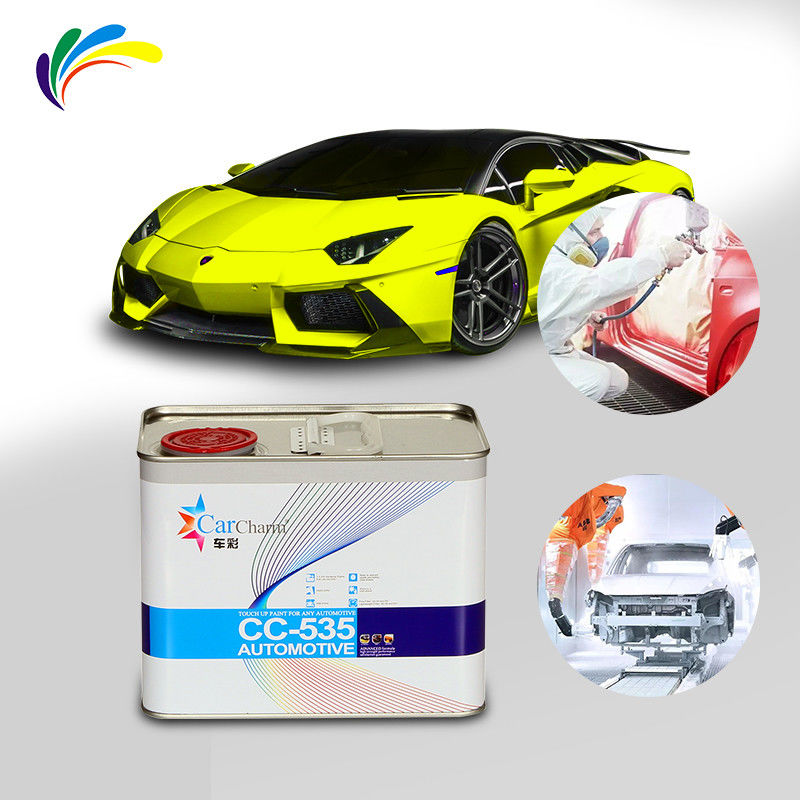 Acrílico Refinish Car Paint Meklon auto Mixing Color Layout Atraente 2K Top Coat