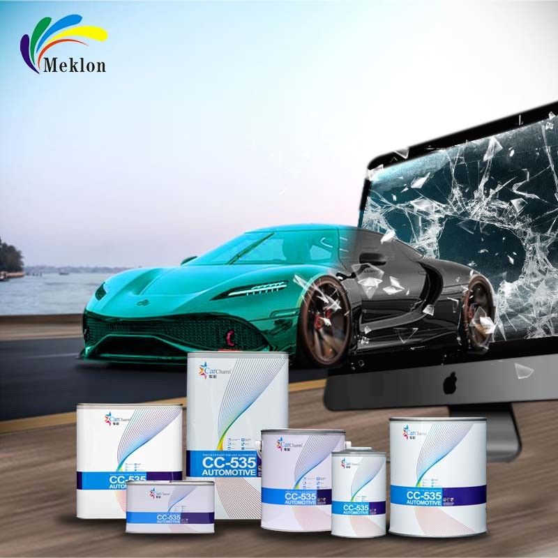 Pintura de carro misturada pronta para o Audi LX5D Glacier Blue com pelagem de cor combinada