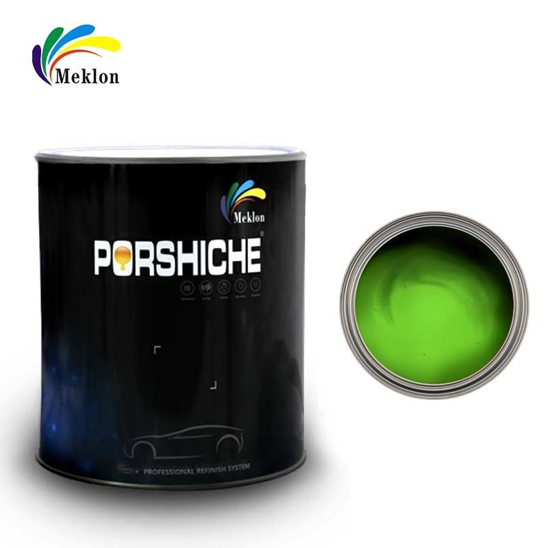 Capa de automóvel com baixo COV e resistente a altas temperaturas Refinar pintura de automóvel em amarelo verde