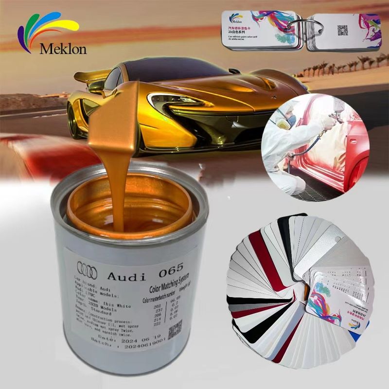Toyota de alto desempenho 1B2 ouro Refinish Formula de pintura de carro para reparação