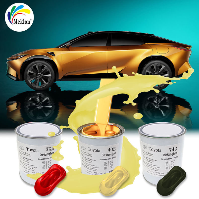 Tinta de carro resistente a arranhões e chips para Toyota 4Q2 Champagne Gold