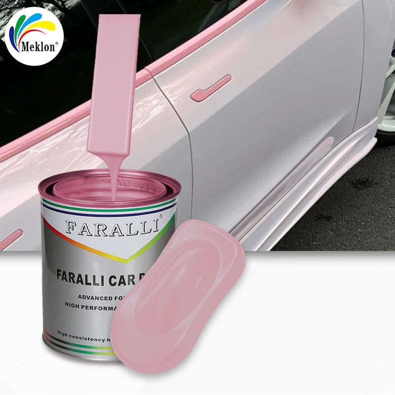 Interferência altamente responsável Cor vermelha pérola 1Lx12 Base de pintura de carro para spray