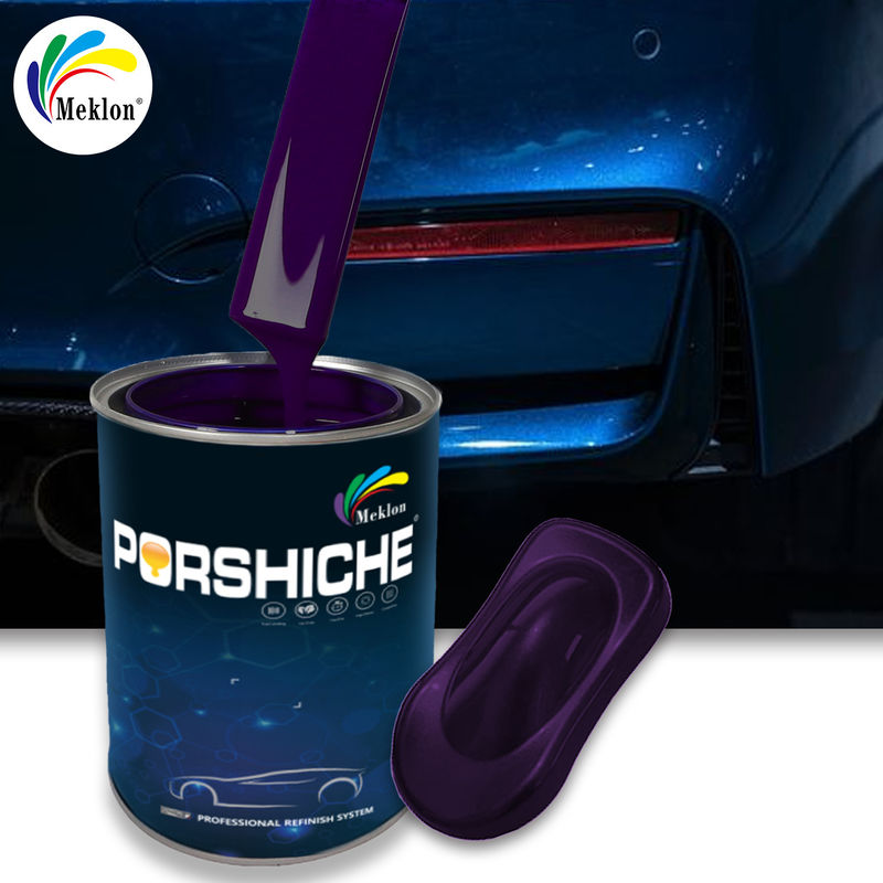 1K Cor Roxa Pintura Auto Revestimento Refinar Reparação Tintura Sistema Spray Autobody Paint