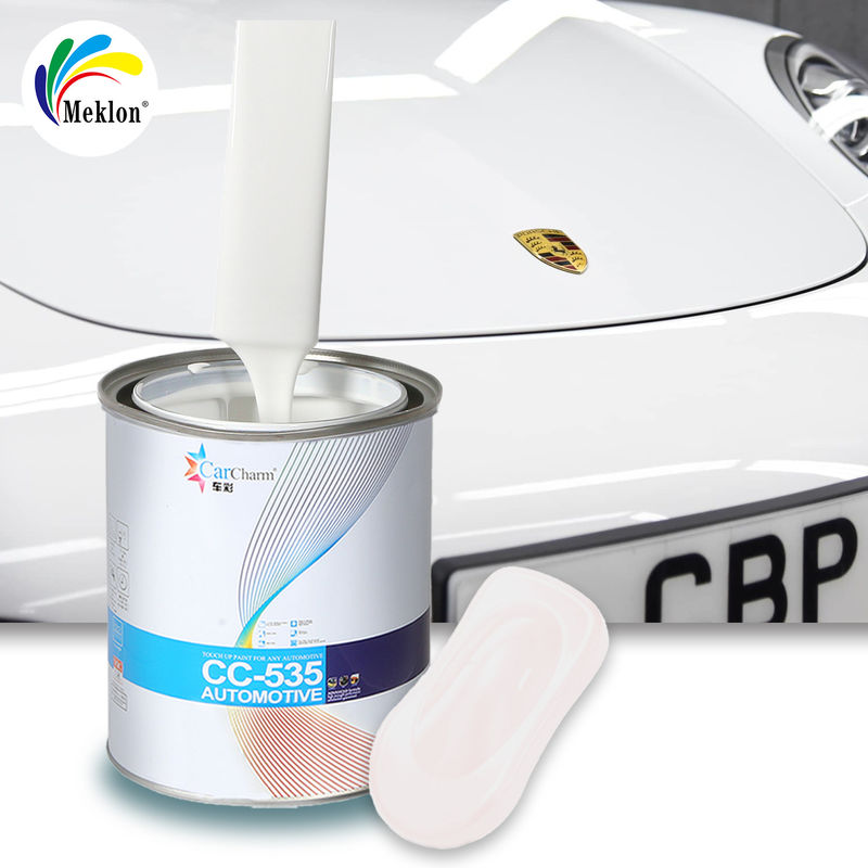 Alta Solididade Alto Brilho Acrílico Branco Car Refinish Paint Automotive Clear Varnish Coating Clearcoat para carros