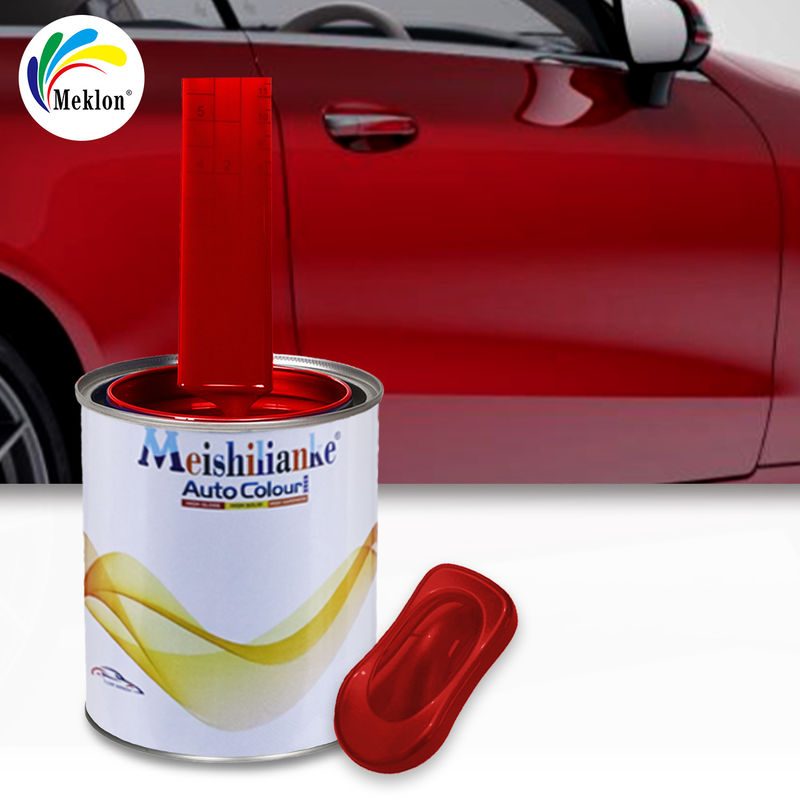 Corantes de pintura de automóveis Espectrophotometer Mixing Tinting Machine 2K Red Topcoat Refinishing Automotive Spray Paint Car Coating