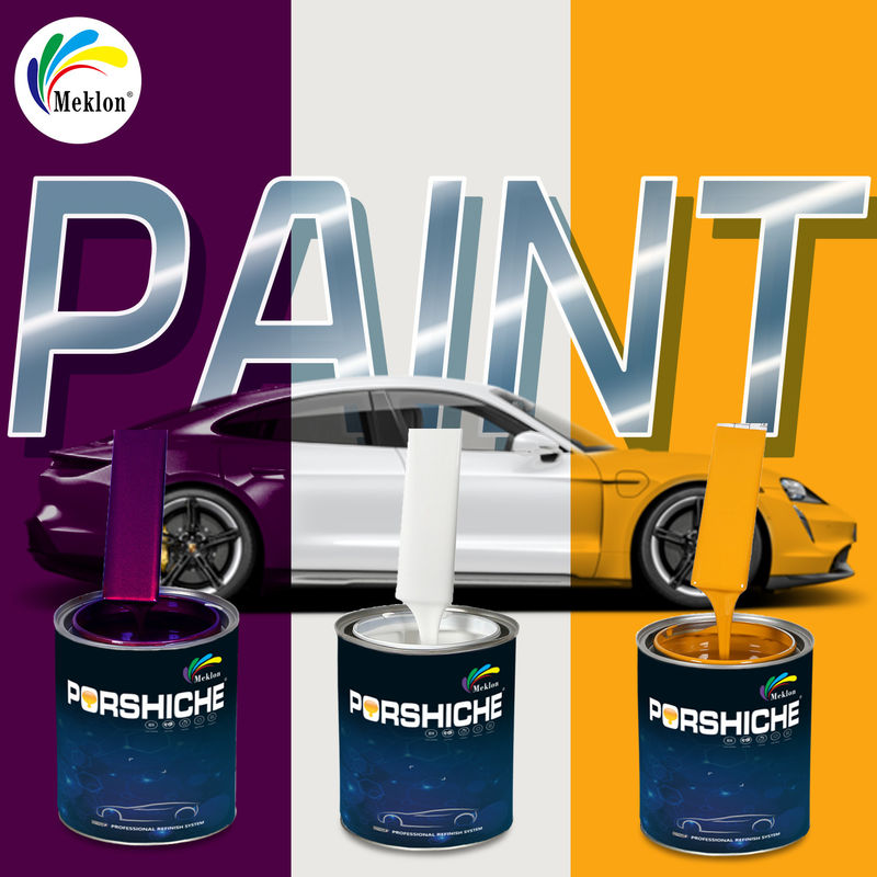 Adesão e durabilidade superiores com 1K pintura de carro de alto brilho 2K revestimento de cores sólidas basecoat pintura de carro