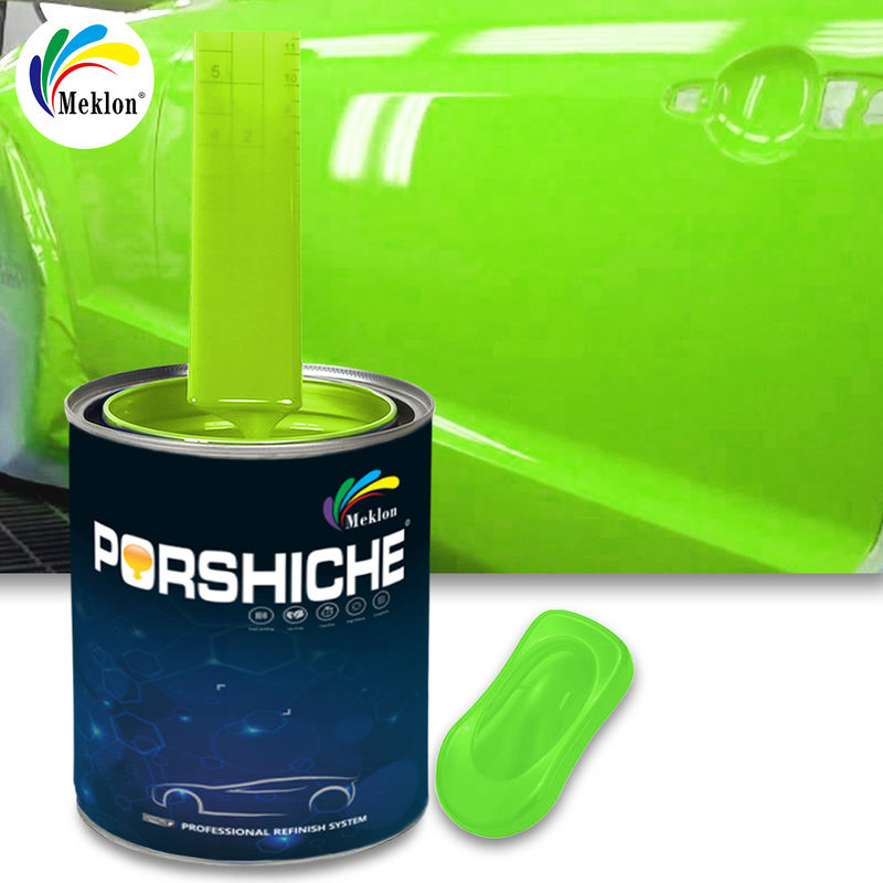 Boa Qualidade 2K Basecoat Auto Car Paint Automotive Paint Pure Green Topcoat Automotive Paint Fabricante