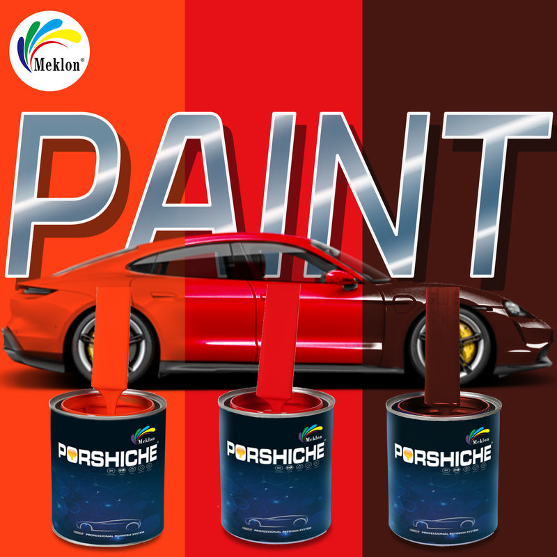 Basecoat Efeto Espelho de Alto Brilho Pintura de Carro Pintura Automotiva 1K Grande Vermelho Reparação de Carros Pintura pura e de cores completas Fornecedor