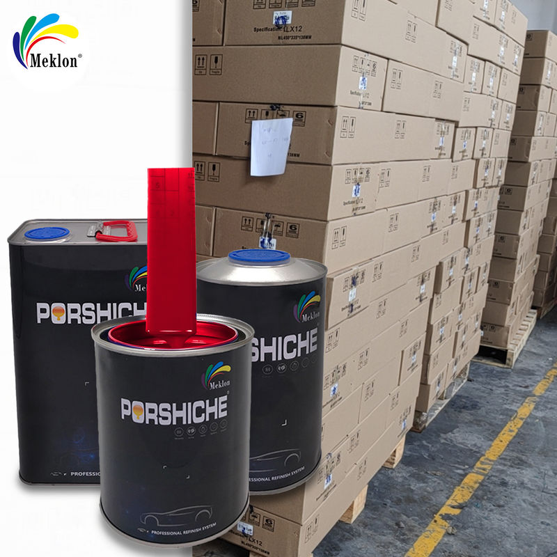 Pintura de refino de automóveis Sistema de pintura de revestimento de spray de automóveis Fornecedor de pintura 2K Acrílico Basecoat Auto Car Paint