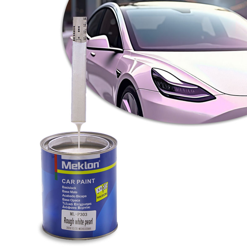 Auto Refinar 1K Grosso Branco Perla Laca de Alto Brilho Sistema de Mistura de Coat Clear Resina Liquid Coating Spray Factory
